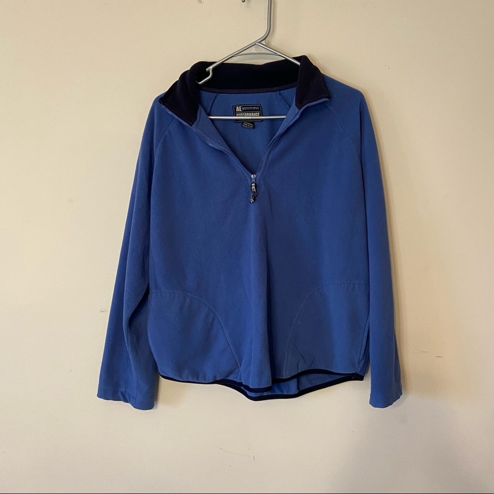 Vintage American Eagle Blue Pullover Sweater Size Large - Picture 1 of 7
